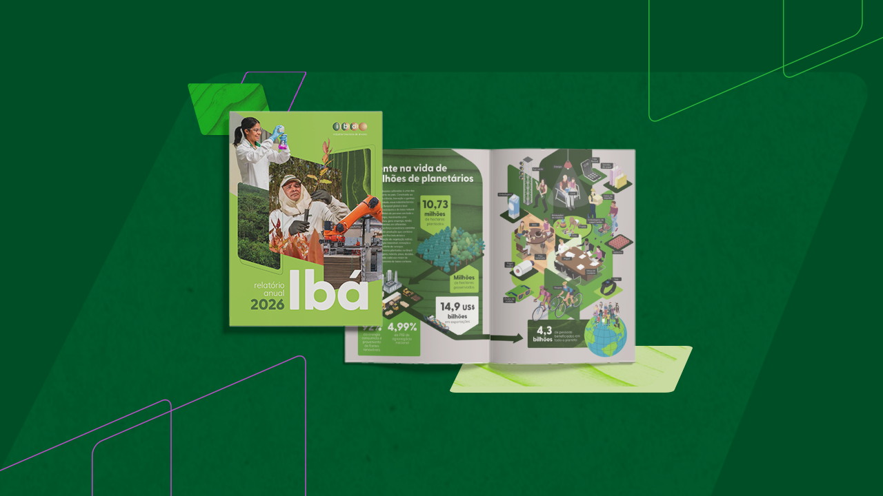 Relatório Anual Ibá: Brasil bate recordes na produção e exportação de celulose